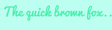 Image with Font Color 4BEEAD and Background Color BCFFF0